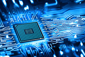 集成的芯片照片