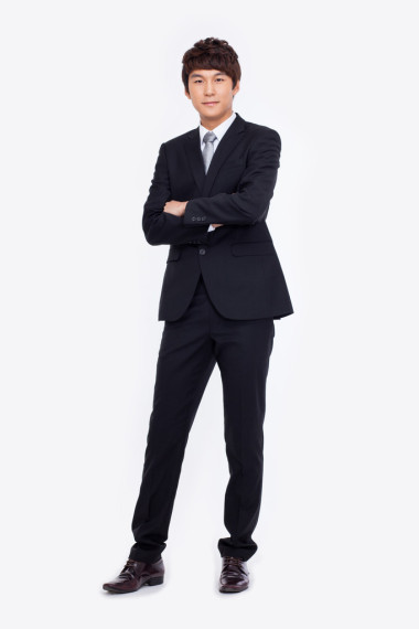 年輕的亞洲商人圖片