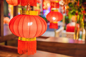 中国新年红灯笼图片
