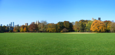 大草坪全景，中央公園