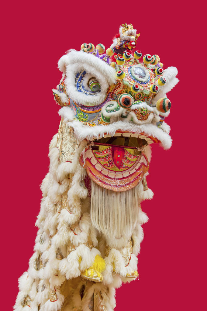 中国新年使用的舞狮服装 图片
