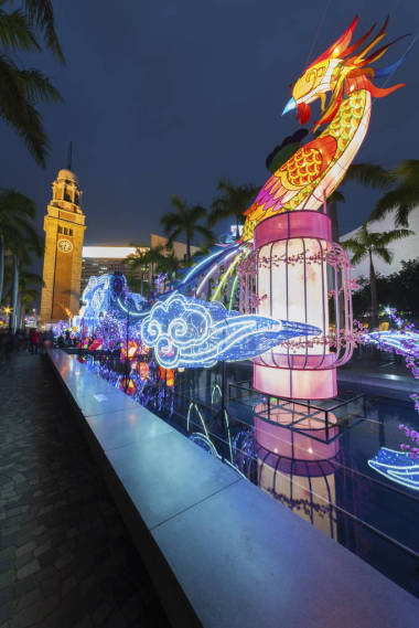 香港中国中秋节中国灯