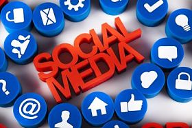 互联网概念与社会媒体图片