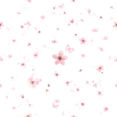 无缝的樱花