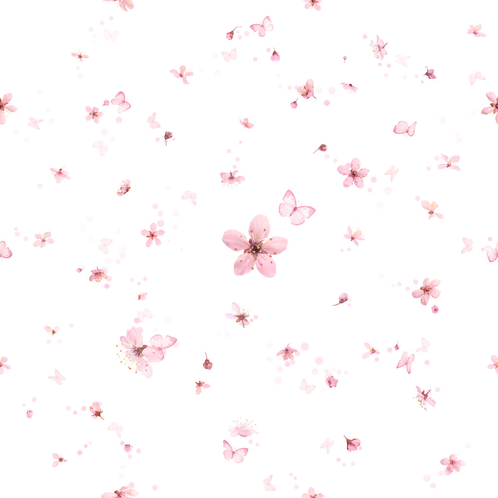无缝的樱花