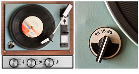 乙烯基球员和控件