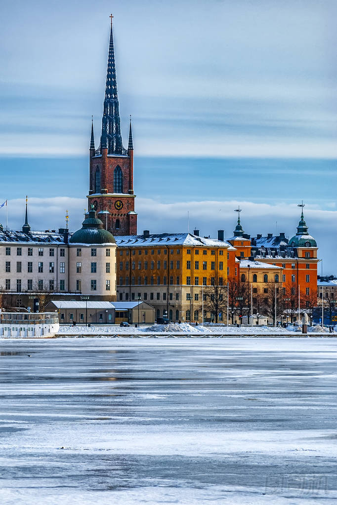 斯德哥尔摩Gamla Stan冬季仙境