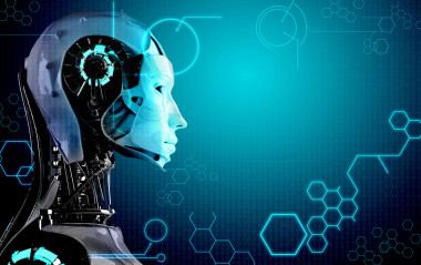 電腦機(jī)器人背景