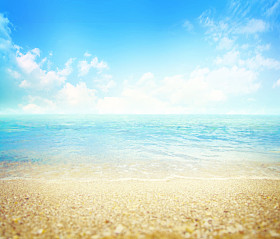 海滩和海洋图片