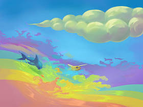 海元素的特写视图设置插图图片