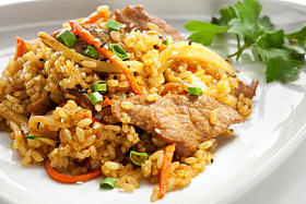 炒牛肉饭