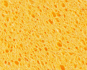 黄色海绵表面图片