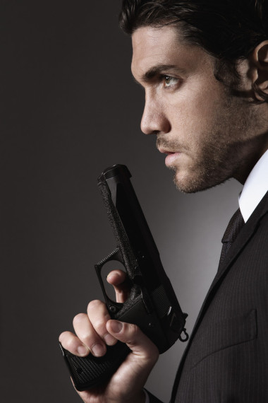 半纵向的诱人间谍图片