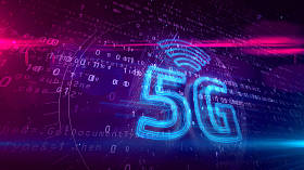 5g 5 代网络移动符号全息图