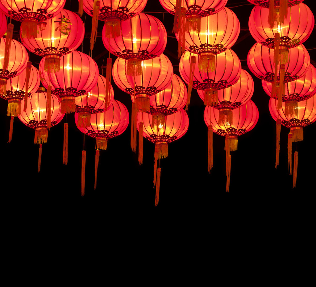 新的一年中国的灯笼图片