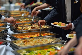 自助的食物图片