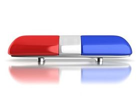 警察汽车应急灯图片