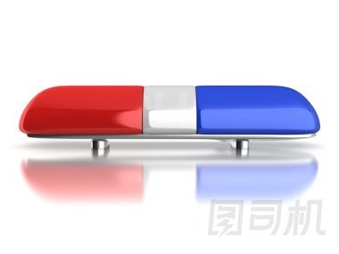 警察汽車(chē)應(yīng)急燈圖片