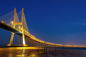 vasco da gama 桥，里斯本，葡萄牙