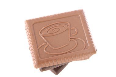 堆棧的脆餅黃油餅干