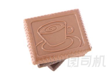 堆棧的脆餅黃油餅干