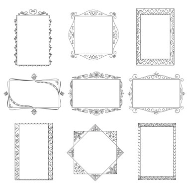 无缝模板与方形和矩形形状复古风