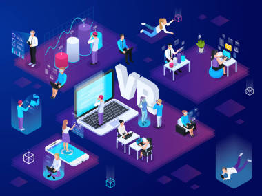 等轴测 Vr 体验组合图片