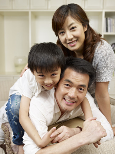充滿愛(ài)的家庭