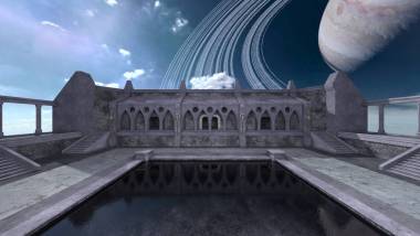 3d Cg 住宅渲染。此圖像的元素由美國宇航局提供