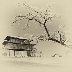 中国风景绘画风格图片