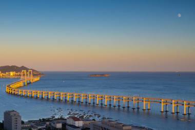 夏末大連星海灣的秀麗風(fēng)光