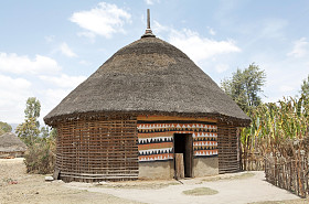 非洲小屋图片