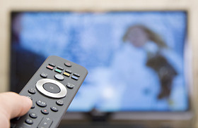 收看电视节目：图片