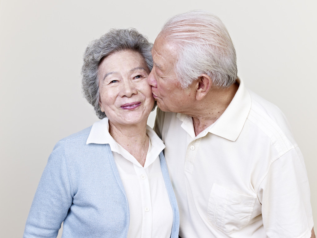 高级亚洲夫妇照片