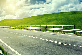 意大利托斯卡纳的沥青路面图片