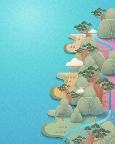 可愛的自然風光