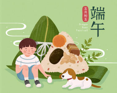 小男孩和餃子圖片