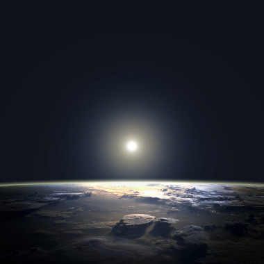 美麗空間背景。由美國國家航空航天局裝備此圖像的元素