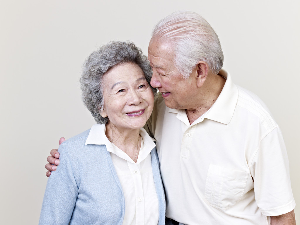 高级亚洲夫妇照片