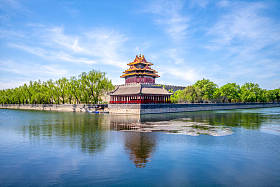 中国北京禁城的角塔