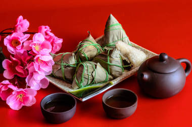 中國端午節(jié)傳統(tǒng)美食宗子圖片