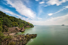 无锡太湖玉都珠风景渔业节开幕，享受太湖美景，在金秋时节享受节日休闲的气氛
