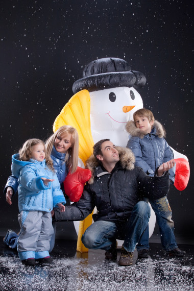 幸福的家庭照片