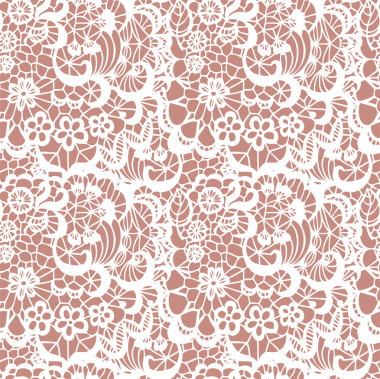 花邊無(wú)縫模式與鮮花圖片