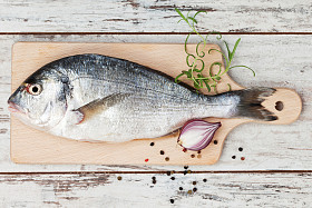 海鲜、 豪华地中海风格.图片