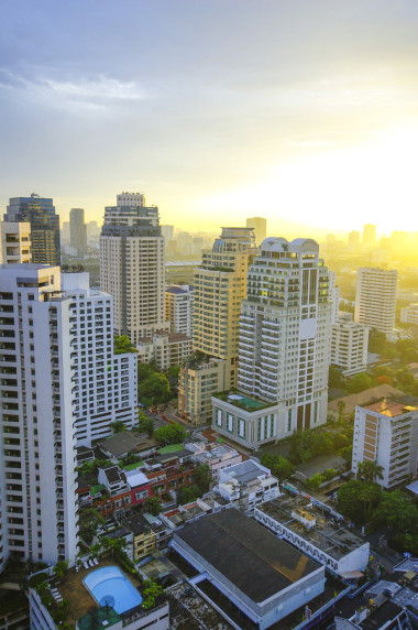 曼谷城市的早晨