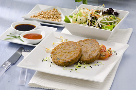 素食汉堡豆腐