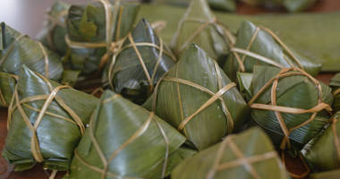 端午節(jié)的傳統(tǒng)餃子，自制在家圖片