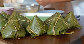 端午节的传统饺子 照片