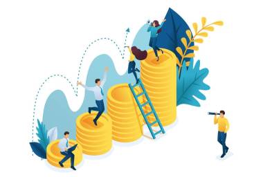 在投資的成功增長中,年輕企業(yè)家正在探索各項指標。網頁設計概念